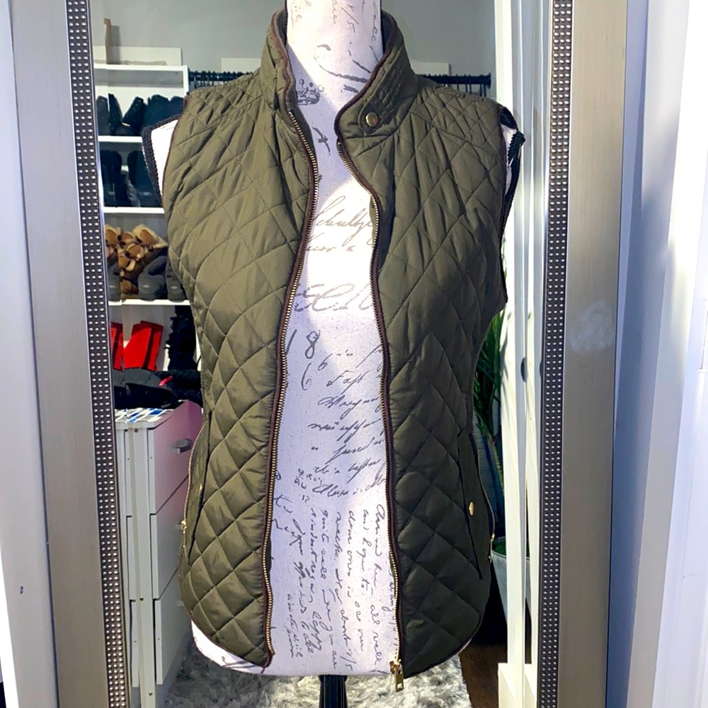Army green vest